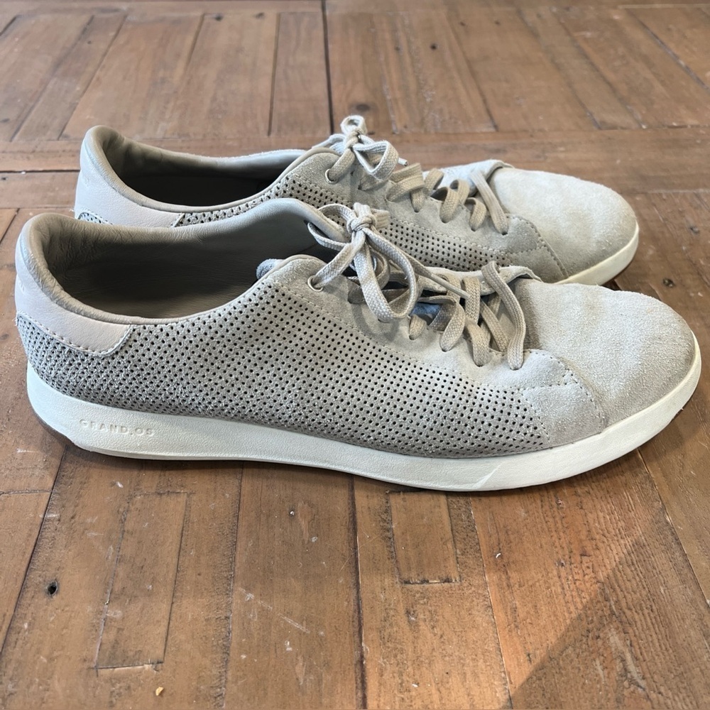 Cole Haan Grandpro Hawthorn Suede Perforated Sneakers Men’s 12 Preppy Athlesiure